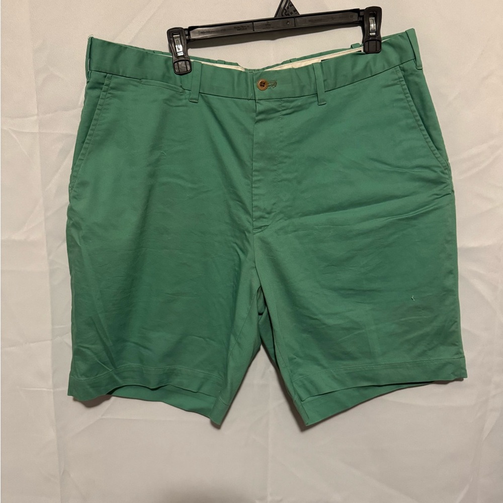 Polo by Ralph Lauren Men's Green Flat Front Shorts